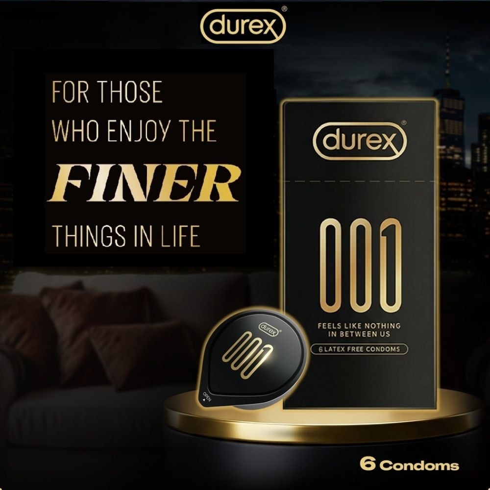 001 Ultra-Thin Latex Free Condom 6s