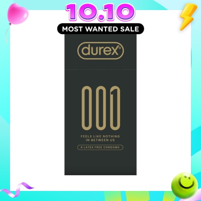DUREX 001 Ultra Thin Latex Free Condom 6s image
