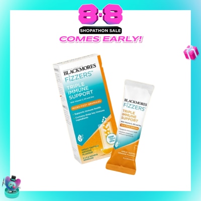 BLACKMORES - Fizzers Triple Immune Support Orange Flavour 5g x 5s