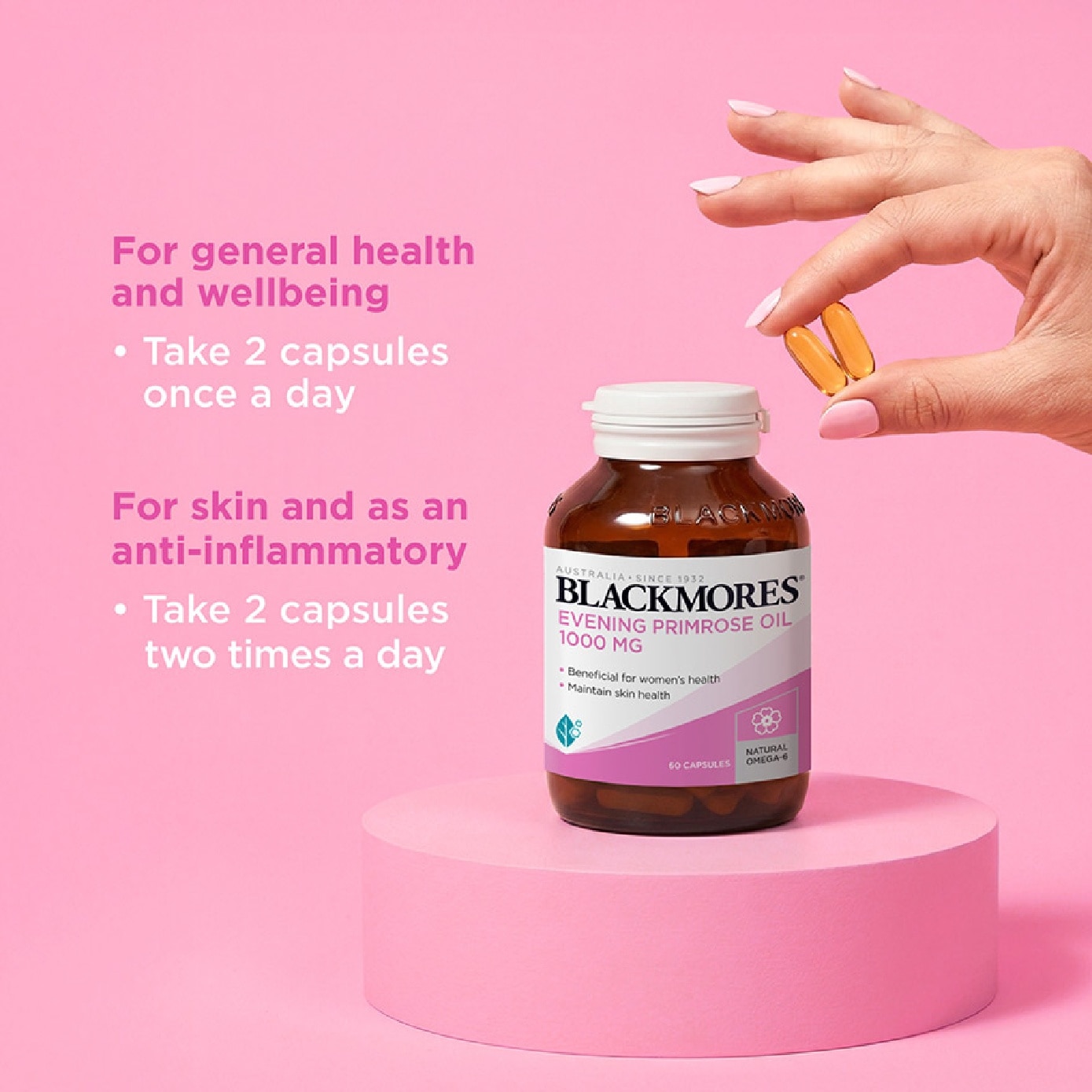 Evening Primrose Oil 1000mg Capsule 60s
