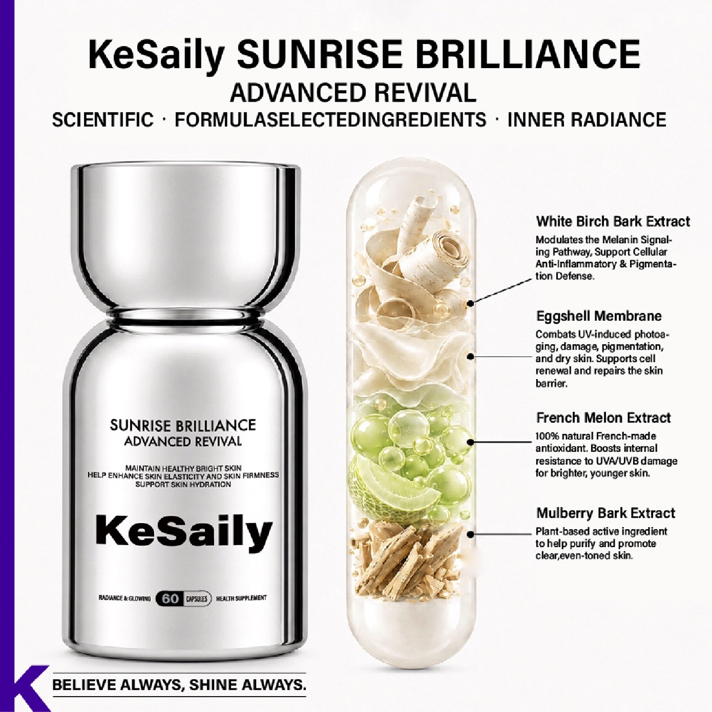 Sunrise Brilliance Advance Revival Health Supplement Capsule 60s