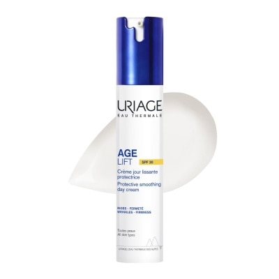 URIAGE Age Lift Protective Smoothing Day Cream SPF30 (For Firm Skin + Anti Ageing + Anti-Wrinkle + Suitable for All Skin Types) 40ml