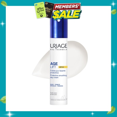 URIAGE Age Lift Protective Smoothing Day Cream SPF30 (For Firm Skin + Anti Ageing + Anti Wrinkle + Suitable for All Skin Types) 40ml (Expiry: Jun`2027) image