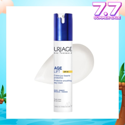 URIAGE Age Lift Protective Smoothing Day Cream SPF30 (For Firm Skin + Anti Ageing + Anti-Wrinkle + Suitable for All Skin Types) 40ml