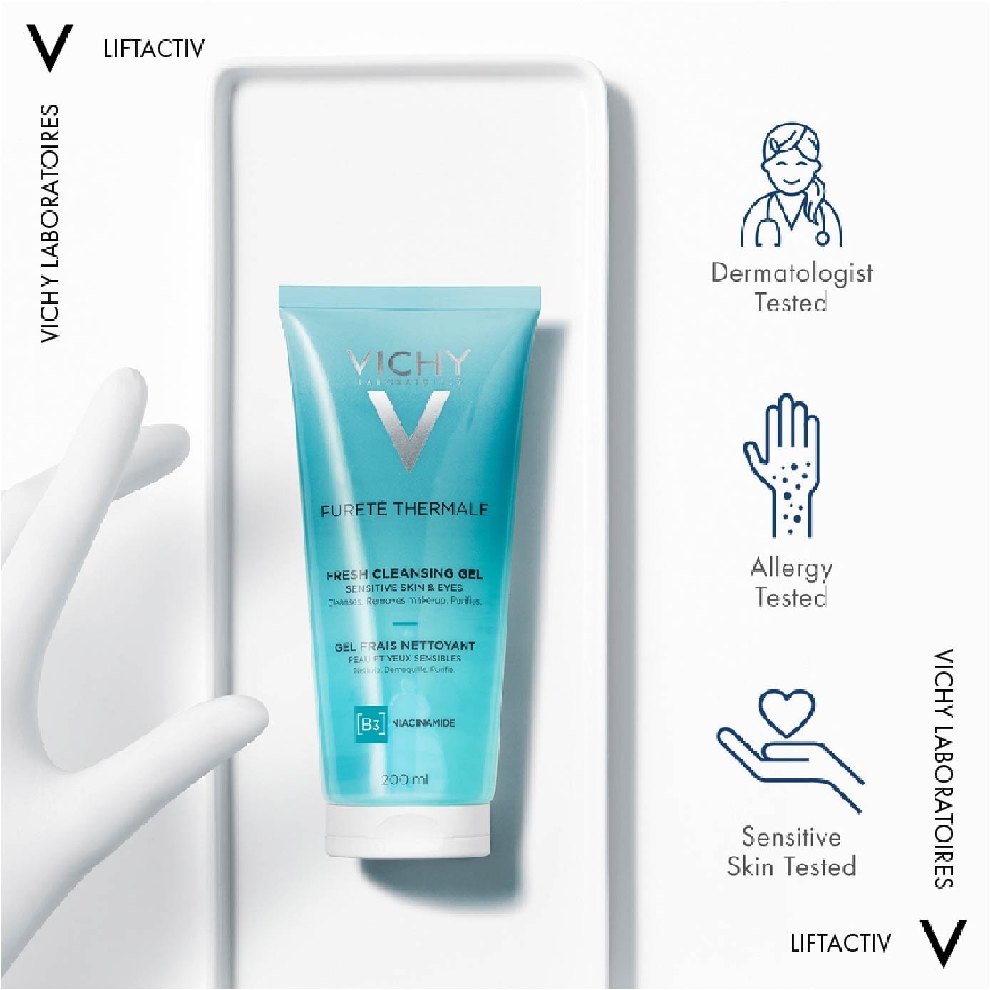 Vichy Purete Thermale Fresh Cleansing Gel 200ml<BR>