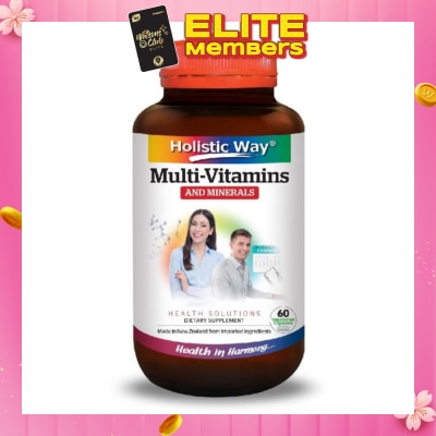 HOLISTIC WAY MultiVitamins and Minerals Vegetarian Capsules 60s