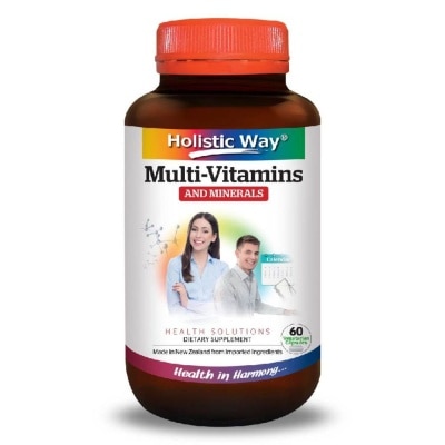 HOLISTIC WAY MultiVitamins and Minerals Vegetarian Capsules 60s