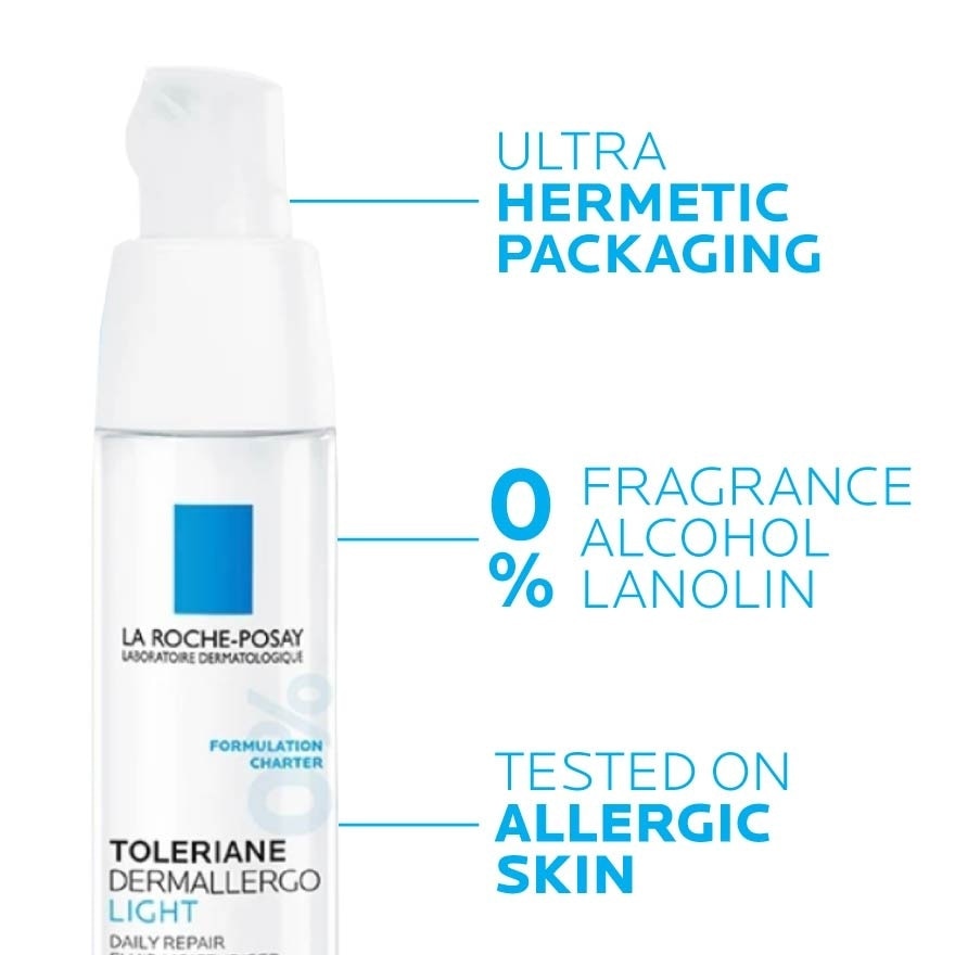 Toleriane Dermallergo Light (For Sensitive Skin + To Protect & Repair Irritated Skin) 40ml