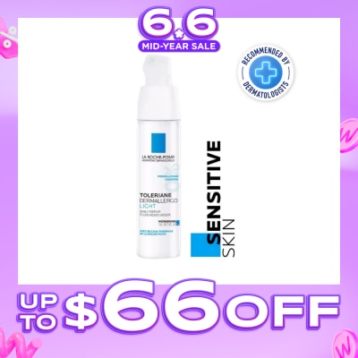 LA ROCHE-POSAY - Toleriane Dermallergo Light (For Sensitive Skin + To Protect & Repair Irritated Skin) 40ml