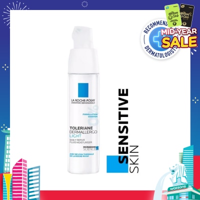 LA ROCHE-POSAY Toleriane Dermallergo Light (For Sensitive Skin + To Protect & Repair Irritated Skin) 40ml