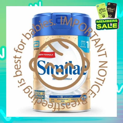 SIMILAC 5 Month Stage 1 Infant Milk Formula (0-12 months) 850g