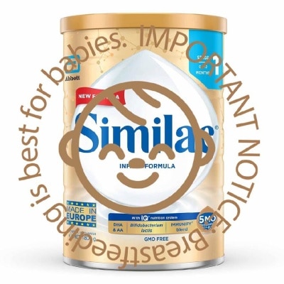 SIMILAC 5 Month Stage 1 Infant Milk Formula (0-12 Months) 1800g (Expiry: May`2026)