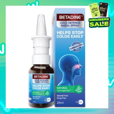 BETADINE® Cold Defence Adult Nasal Spray 20ml