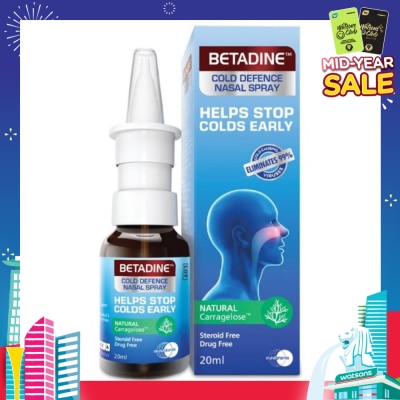 BETADINE® Cold Defence Adult Nasal Spray 20ml