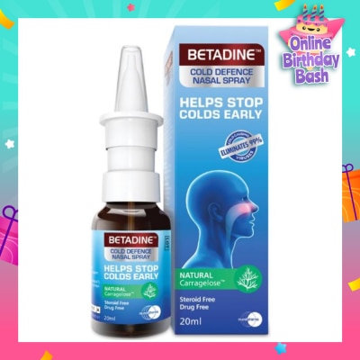 BETADINE® Cold Defence Adult Nasal Spray 20ml