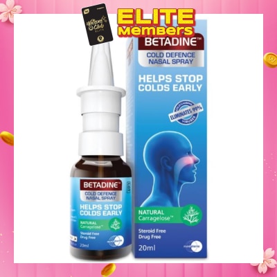 BETADINE® Cold Defence Adult Nasal Spray 20ml