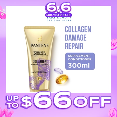 PANTENE - 3 Minute Miracle Supplement Conditioner Collagen Damage Repair 300ml