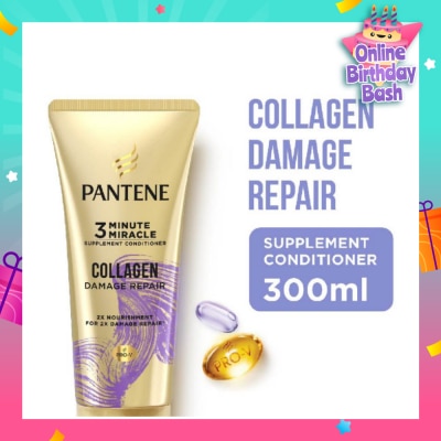 PANTENE 3 Minute Miracle Total Damage Care Conditioner 340ml