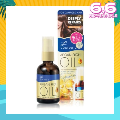 LUCIDO-L Argan Rich Oil Hair Treatment Oil Deep Repair 60ml