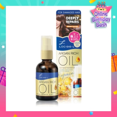 LUCIDO-L Argan Rich Oil Hair Treatment Oil Deep Repair 60ml
