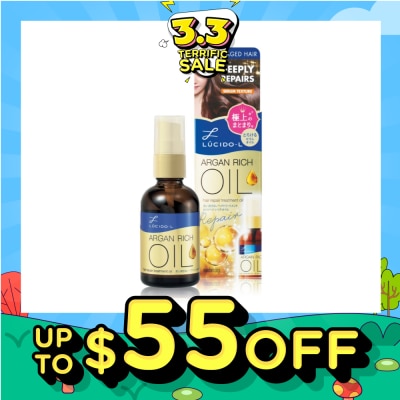 LUCIDO-L Argan Rich Oil Hair Treatment Oil Deep Repair 60ml