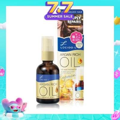 LUCIDO-L - Argan Rich Oil Hair Treatment Oil Deep Repair 60ml