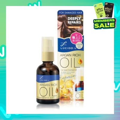 LUCIDO-L Argan Rich Oil Hair Treatment Oil Deep Repair 60ml