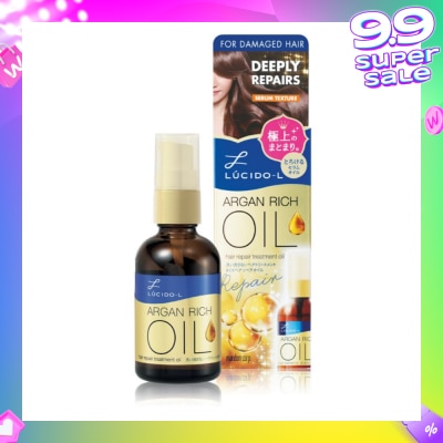 LUCIDO-L Argan Rich Oil Hair Treatment Oil Deep Repair 60ml