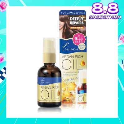 LUCIDO-L Argan Rich Oil Hair Treatment Oil Deep Repair 60ml