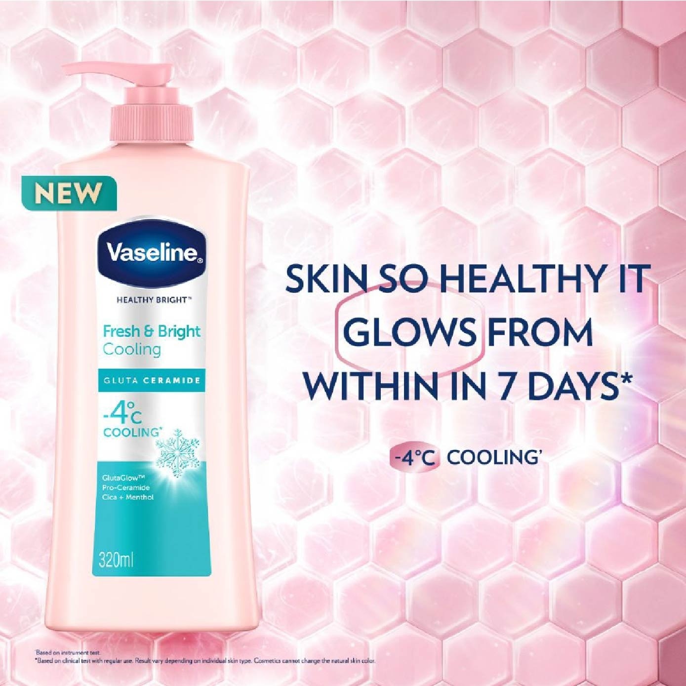 Vaseline Healthy Bright Fresh & Bright Cooling UV Niacinamide Body Lotion 350ml