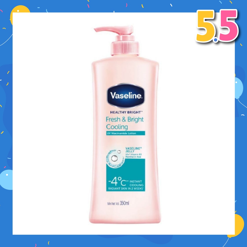 Vaseline Healthy Bright Fresh & Bright Cooling UV Niacinamide Body Lotion 350ml