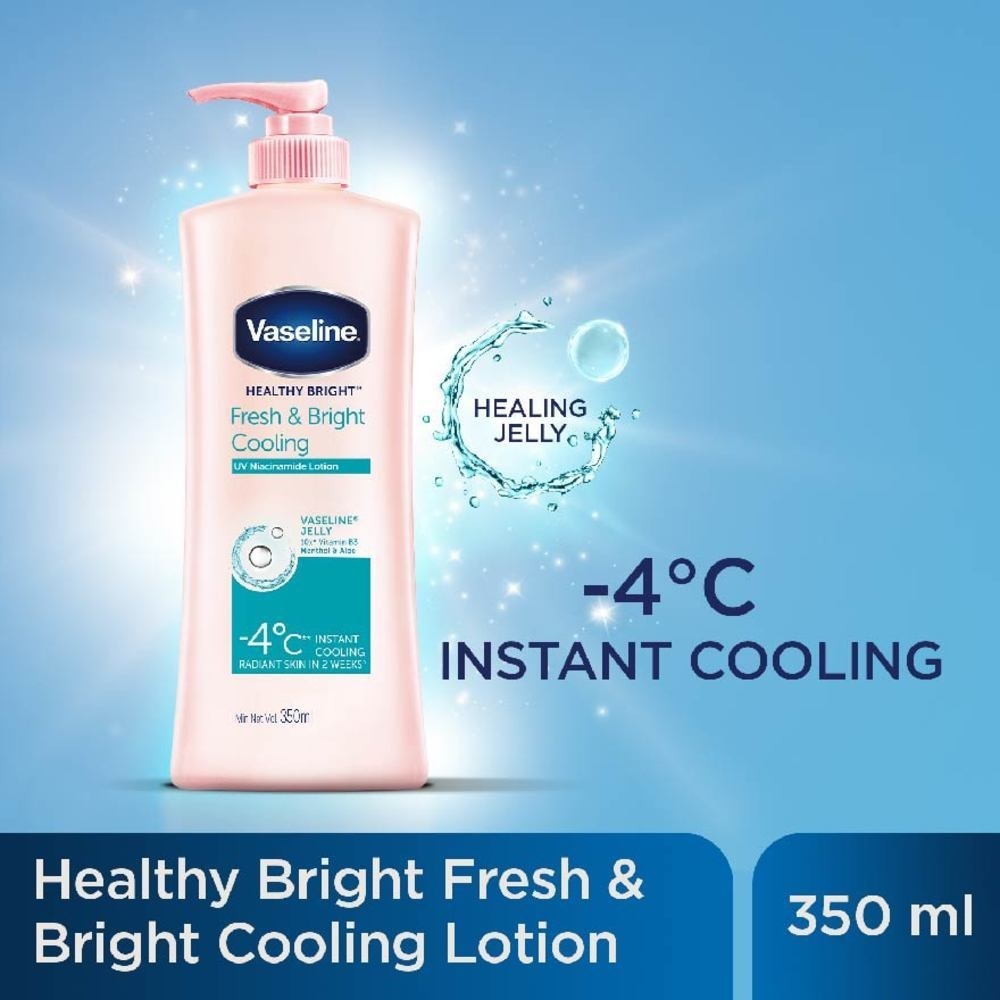 Vaseline Healthy Bright Fresh & Bright Cooling UV Niacinamide Body Lotion 350ml