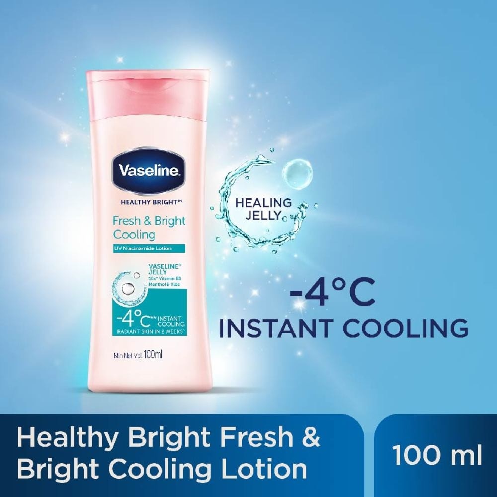 Vaseline Healthy Bright Fresh & Bright Cooling UV Niacinamide Body Lotion 100ml<BR>