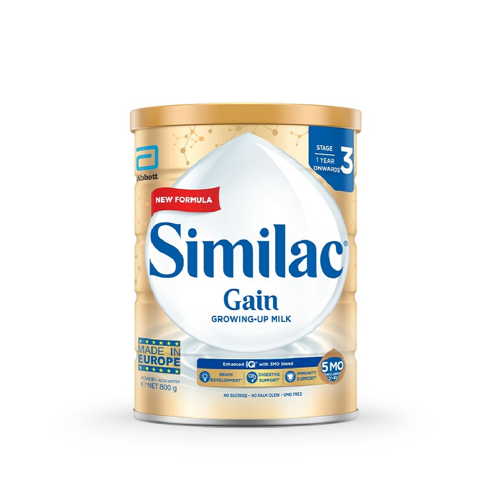 Gain 5Mo Stage 3 Growing Up Baby Milk Powder Formula (1 Year Onwards) 850g