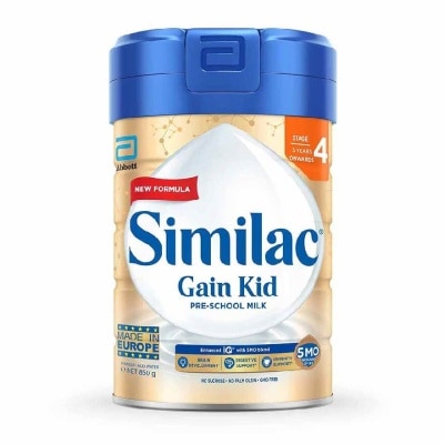 SIMILAC Gain 5Mo Stage 4 Pre School Milk Powder Formula (3 Years Onwards) 850g