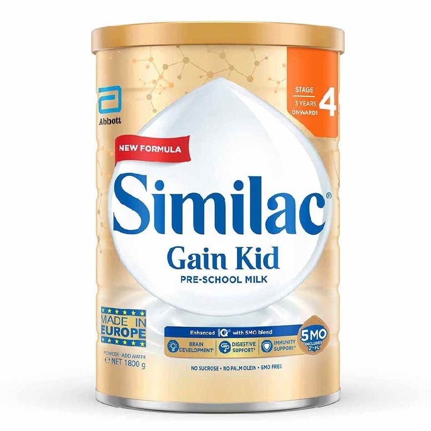 Gain 5Mo Stage 4 Pre School Milk Powder Formula (3 Years Onwards) 1800g