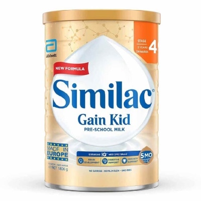 SIMILAC Gain 5Mo Stage 4 Pre School Milk Powder Formula (3 Years Onwards) 1800g (Expiry: Sept`2025)