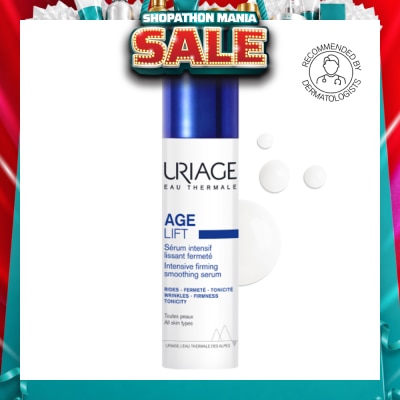 URIAGE - Age Lift Intensive Firming Smoothing Serum (For Firm Skin + Anti Ageing + Anti-Wrinkle + Suitable for All Skin Types) 30ml&nbsp;(Expiry: May`2027)