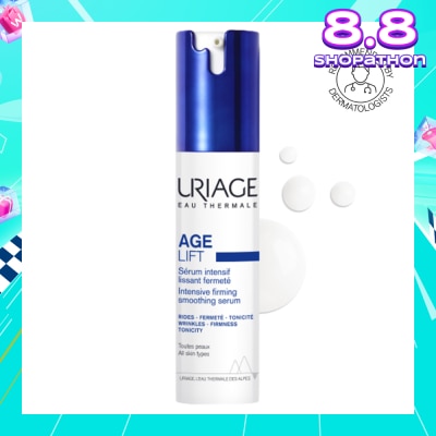 URIAGE Age Lift Intensive Firming Smoothing Serum (For Firm Skin + Anti Ageing + Anti-Wrinkle + Suitable for All Skin Types) 30ml