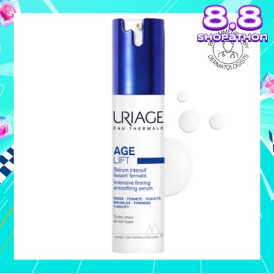 URIAGE Age Lift Intensive Firming Smoothing Serum (For Firm Skin + Anti Ageing + Anti-Wrinkle + Suitable for All Skin Types) 30ml