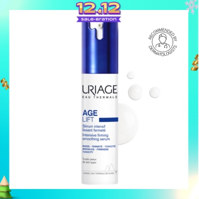 URIAGE Age Lift Intensive Firming Smoothing Serum (For Firm Skin + Anti Ageing + Anti-Wrinkle + Suitable for All Skin Types) 30ml