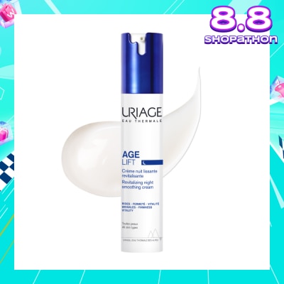 URIAGE Age Lift Revitalizing Night Smoothing Cream 40ml (Expiry: Mar`2026)