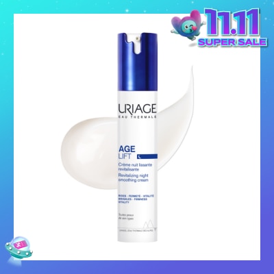 URIAGE Age Lift Revitalizing Night Smoothing Cream 40ml (Expiry: Mar`2026)