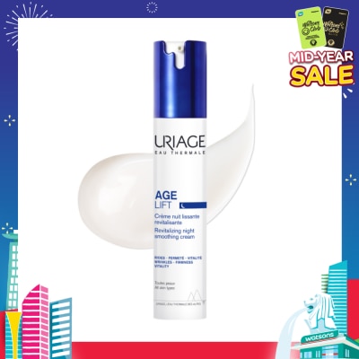 URIAGE Age Lift Revitalizing Night Smoothing Cream 40ml (Expiry: Mar`2026)