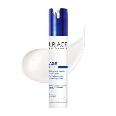 URIAGE Age Lift Revitalizing Night Smoothing Cream (For Firm Skin + Anti Ageing + Anti-Wrinkle + Suitable for All Skin Types) 40ml