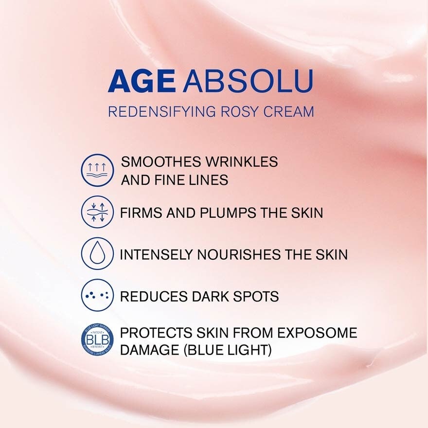 Age Absolu Redensifying Rosy Cream (For Firm Skin + Anti Ageing + Anti-Wrinkle + Suitable for All Skin Types) 50ml