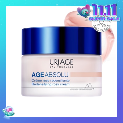 URIAGE Age Absolu Redensifying Rosy Cream (For Firm Skin + Anti Ageing + Anti-Wrinkle + Suitable for All Skin Types) 50ml