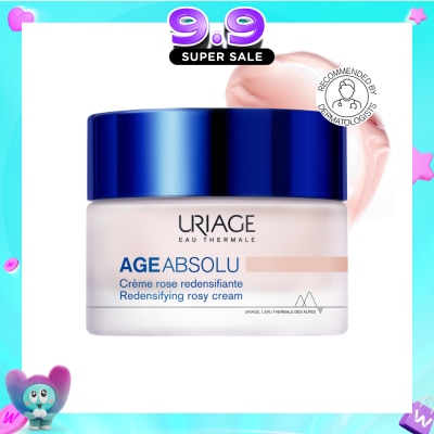 URIAGE - Age Absolu Redensifying Rosy Cream (For Firm Skin + Anti Ageing + Anti-Wrinkle + Suitable for All Skin Types) 50ml image
