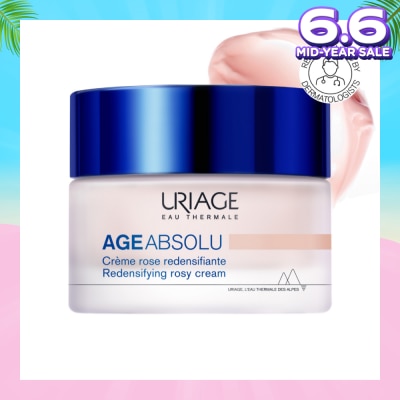 URIAGE Age Absolu Redensifying Rosy Cream (For Firm Skin + Anti Ageing + Anti-Wrinkle + Suitable for All Skin Types) 50ml