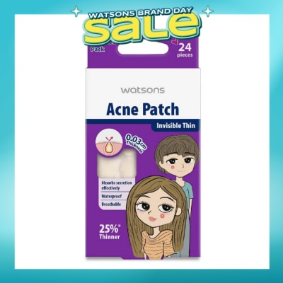 WATSONS - Acne Patch Assorted Pack (0.03cm Thickness, Invisible Thin) 24s